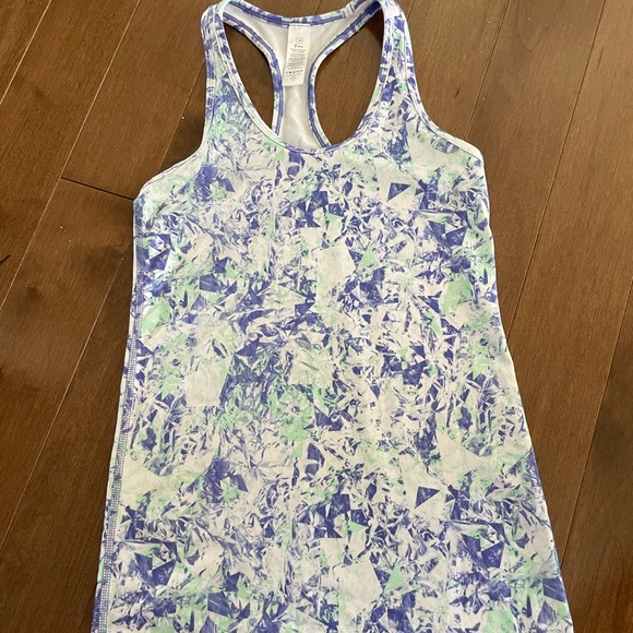 Ivivva tank // purple, white and green // 10 but fits 12 - Picture 1 of 2